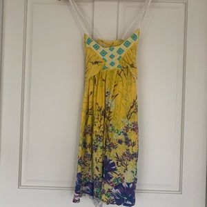 Free People Mini Dress with Embroidered Detail